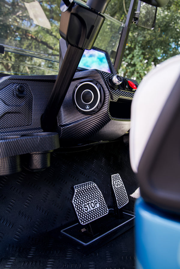 NEVO L4 Golf Cart - Camo Pastel Blue