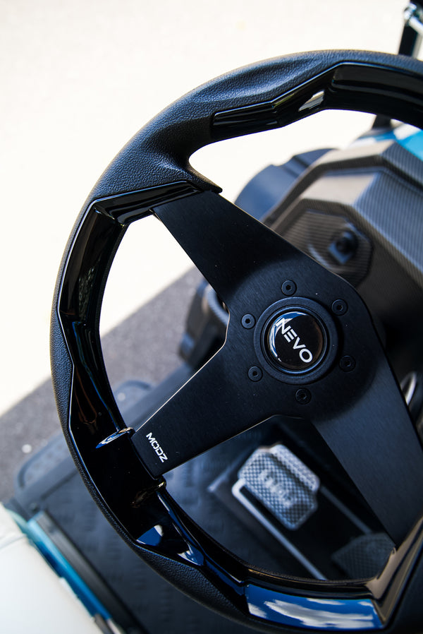 NEVO L4 Golf Cart - Camo Pastel Blue