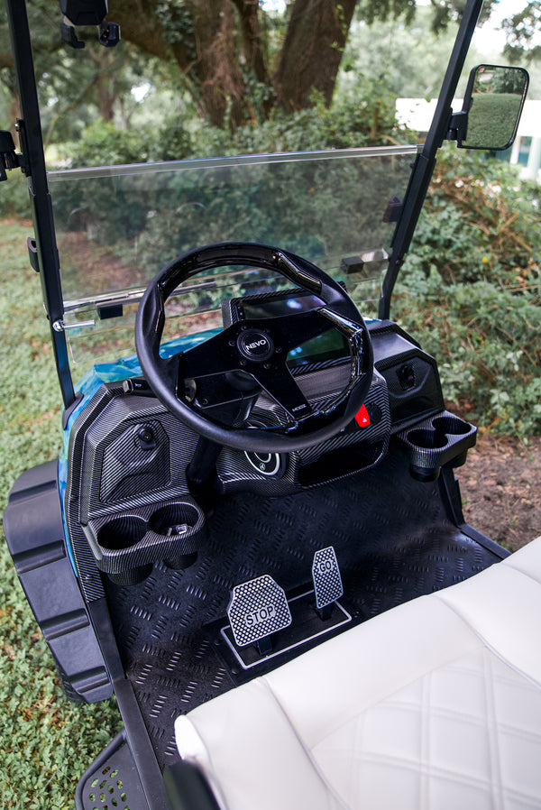 NEVO L4 Golf Cart - Camo Pastel Blue